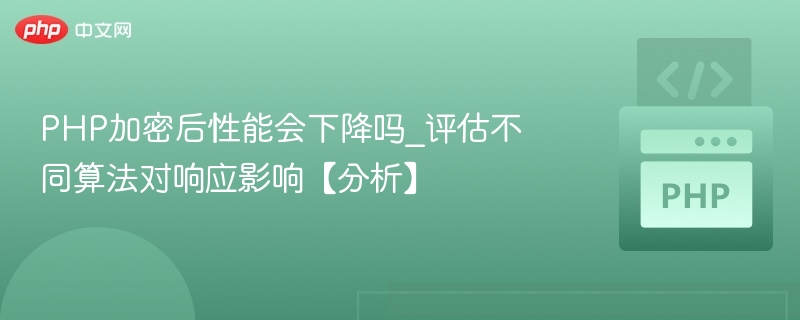 PHP加密会影响性能吗？算法对比解析