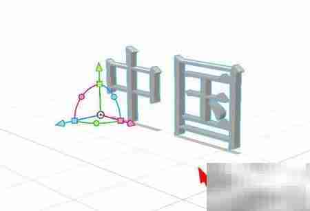 文字Z轴缩放:dimension应用