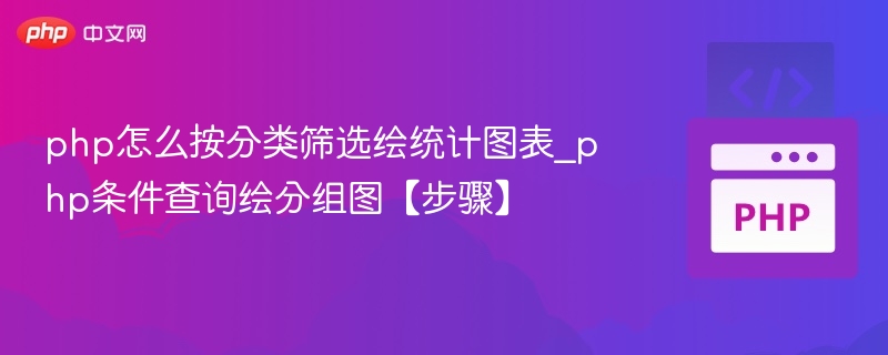 php怎么按分类筛选绘统计图表_php条件查询绘分组图【步骤】