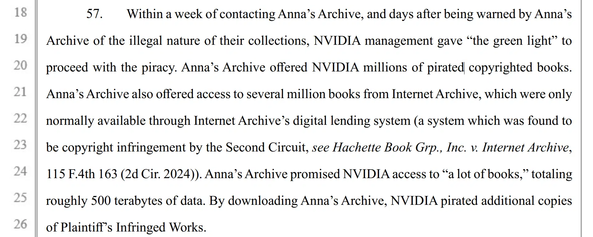 英伟达主动洽谈 Anna's Archive,获取数百万盗版电子书训练 AI