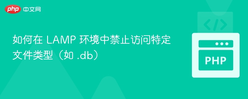 LAMP环境如何阻止.db文件访问