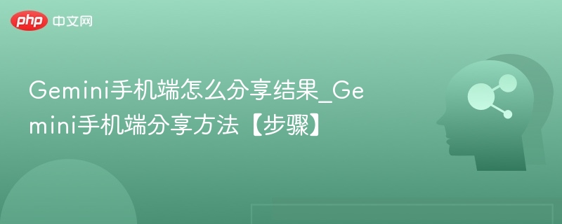 Gemini手机分享技巧与操作教程