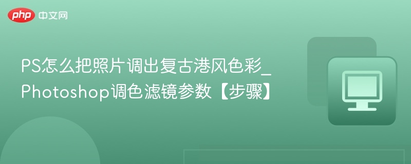 PS怎么把照片调出复古港风色彩_Photoshop调色滤镜参数【步骤】