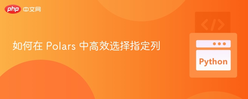 Polars快速选列技巧全解析