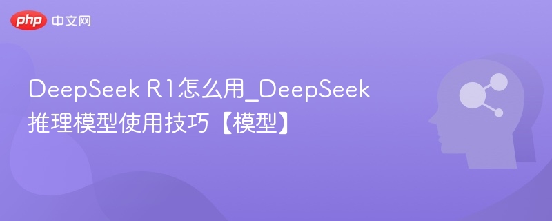 DeepSeek R1怎么用_DeepSeek推理模型使用技巧【模型】