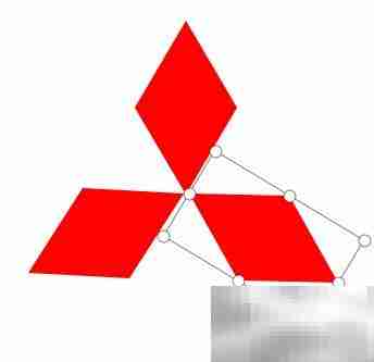 WPS制作三菱标志教程