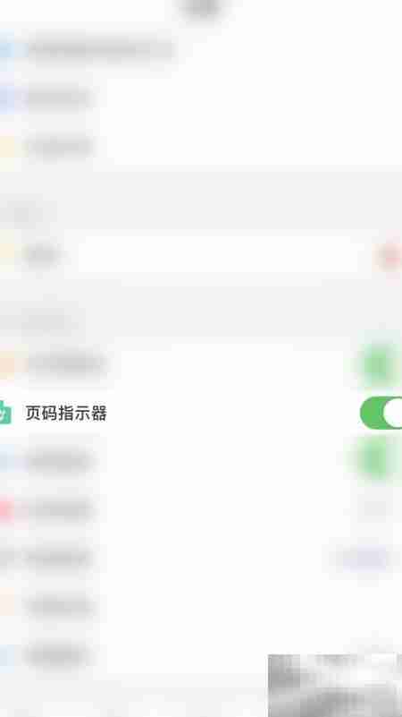 开启PDF Reader页码指示器方法