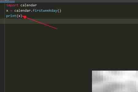 Python中calendar首日设置