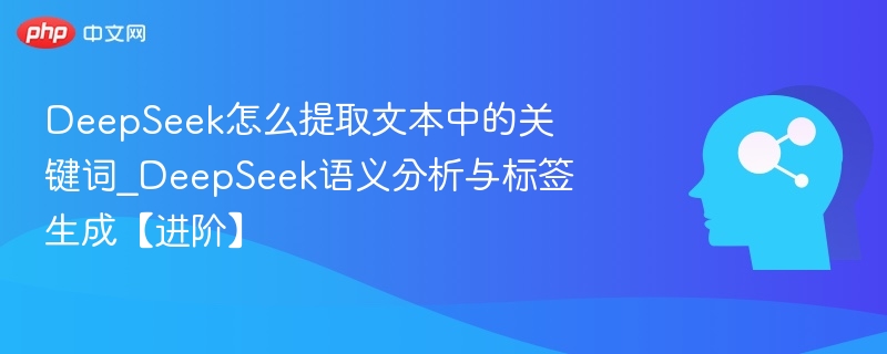 DeepSeek关键词提取与标签生成方法
