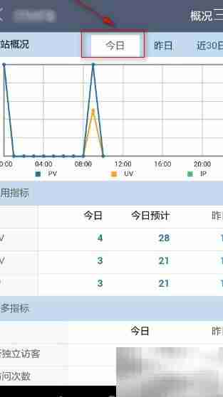 手机端统计网站数据