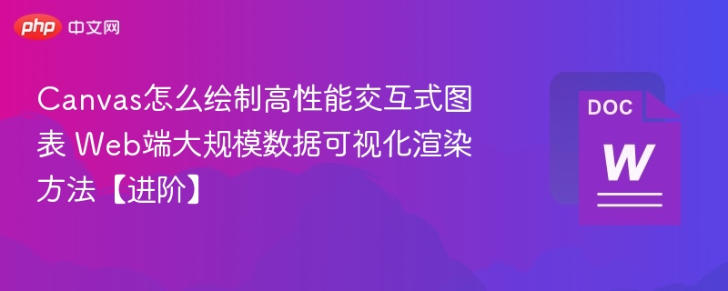 Canvas图表绘制与大数据可视化技巧