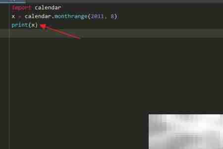 Python calendar.monthrange用法