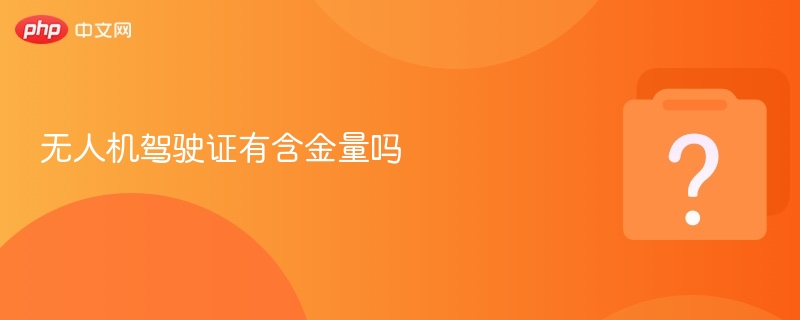 无人机驾驶证有必要吗？真实用途解析