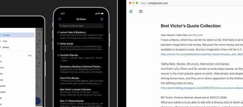 回归「纯粹记事」的快感 Simplenote打造最强草稿纸
