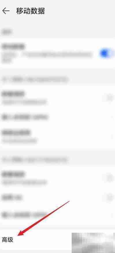 鸿蒙3.0移动数据高级设置指南