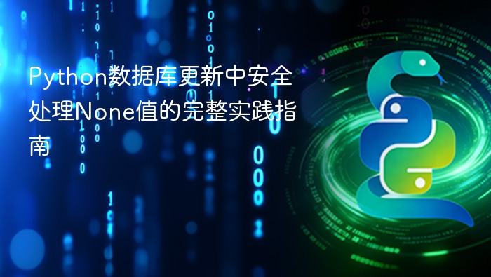 Python数据库更新中安全处理None值的完整实践指南