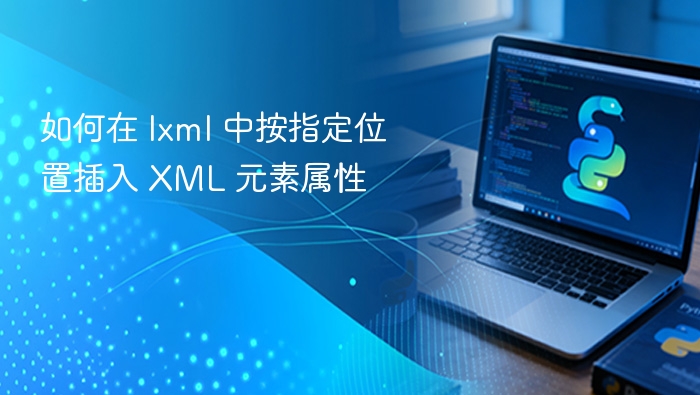 如何在 lxml 中按指定位置插入 XML 元素属性
