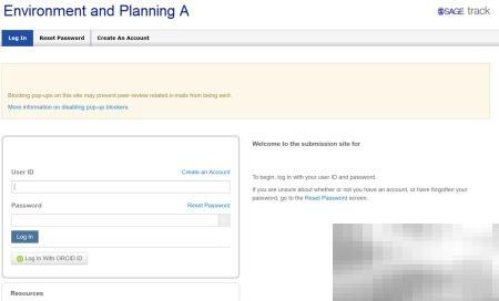 《EnvironmentandPlanningA》投稿攻略与技巧