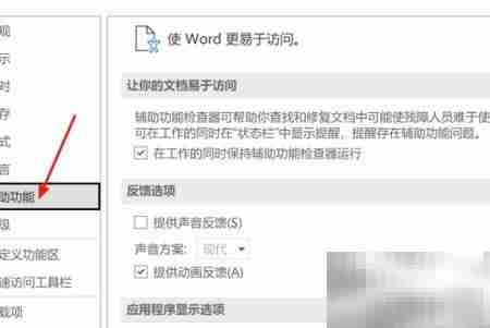 Word2021保持辅助检查器运行