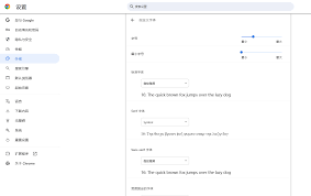 谷歌浏览器如何设置字体大小