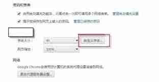 谷歌浏览器如何设置字体大小