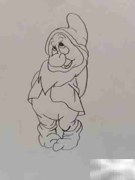 小矮人简笔画教程