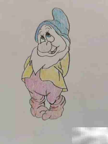 小矮人简笔画教程