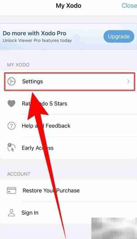 Xodo如何关闭屏幕变暗功能