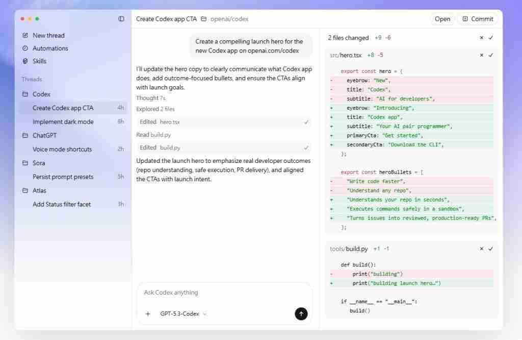 OpenAI程式开发利器Codex登陆Windows!支援多AI代理协作
