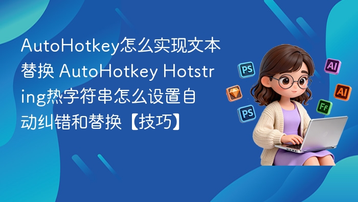 AutoHotkey怎么实现文本替换 AutoHotkey Hotstring热字符串怎么设置自动纠错和替换【技巧】