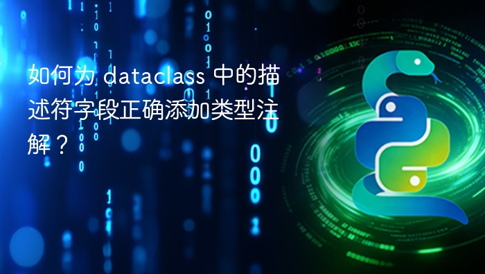 dataclass 描述符字段类型注解添加方法