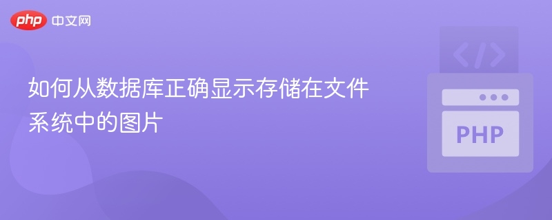 如何正确显示文件系统图片数据