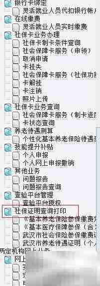 湖北参保凭证打印指南