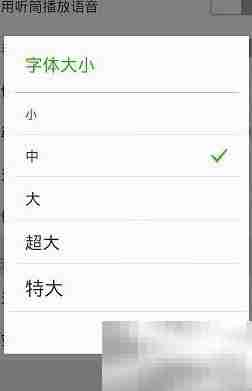 微信5.4如何调整字体大小