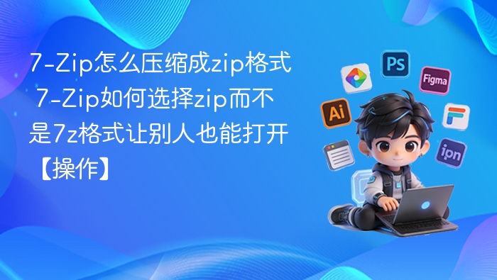 7-Zip怎么压缩成ZIP格式？