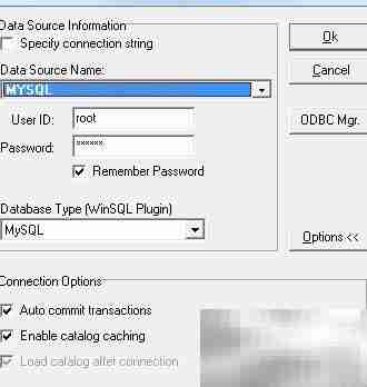 WinSQL修改数据库连接方法