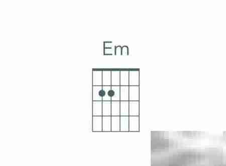 吉他Em和弦按法详解