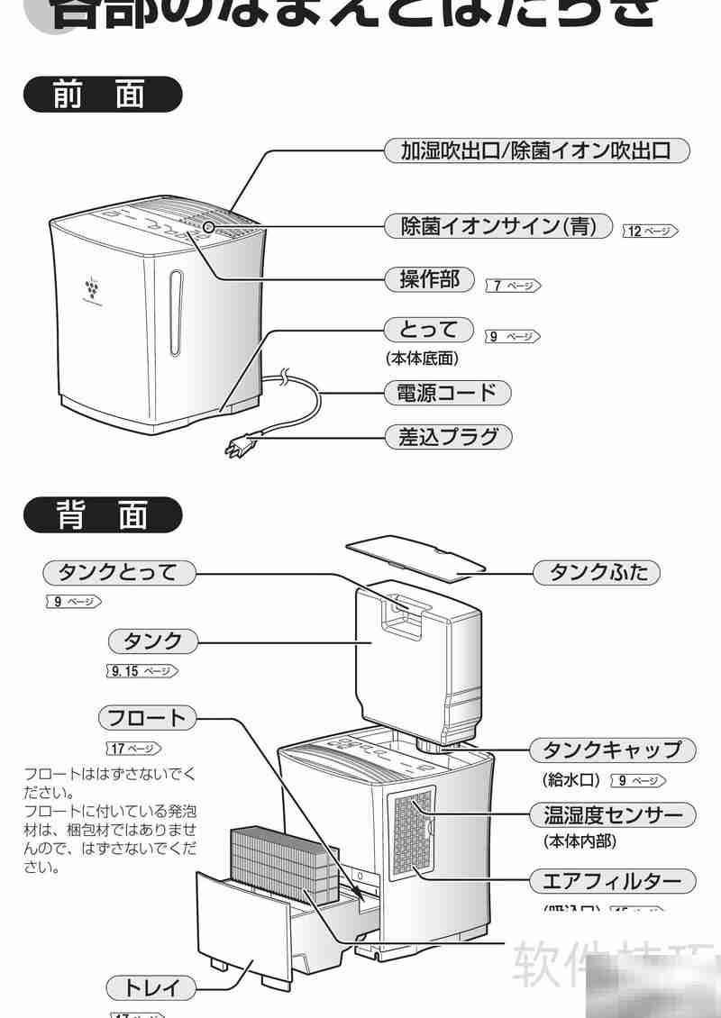 SHARP HV-300加湿器使用指南