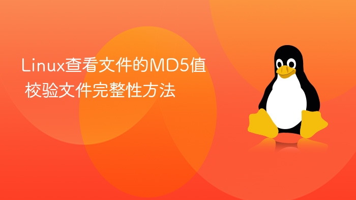 Linux查看文件的MD5值 校验文件完整性方法