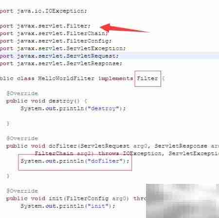 JavaWeb过滤器HelloWorld实例