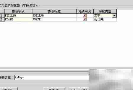 K3自定义报表指南