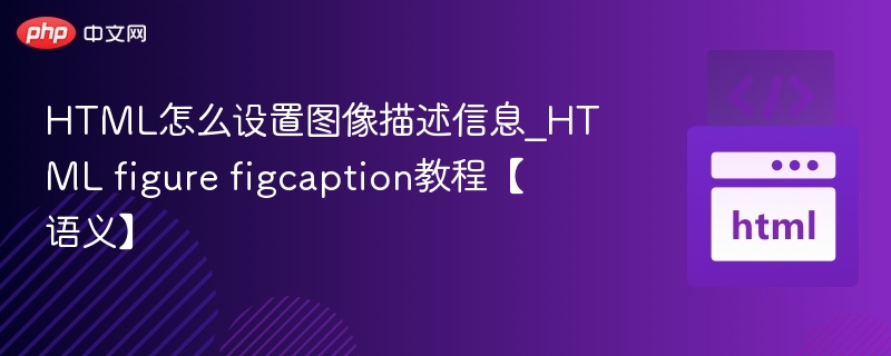 HTML图像描述教程｜figure与figcaption使用详解