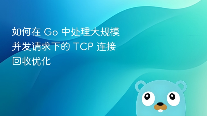 如何在 Go 中处理大规模并发请求下的 TCP 连接回收优化