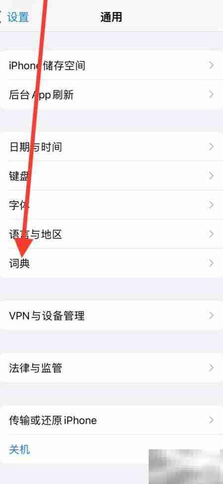 如何移除iPhone波兰语词典
