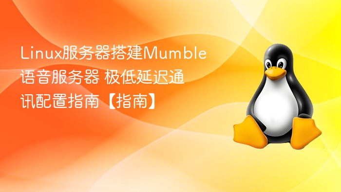 Linux服务器搭建Mumble语音服务器 极低延迟通讯配置指南【指南】