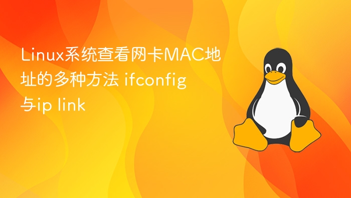 Linux系统查看网卡MAC地址的多种方法 ifconfig与ip link