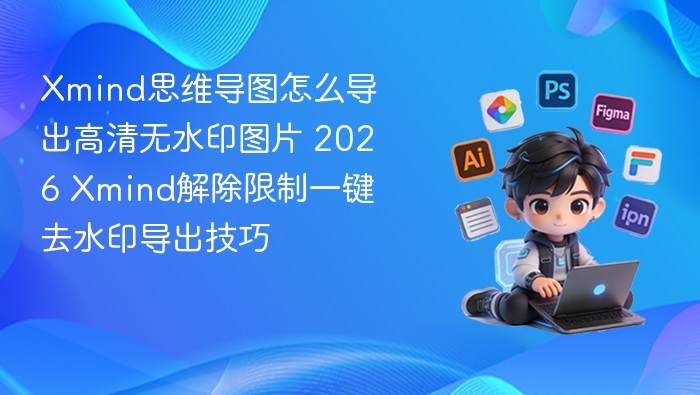 Xmind高清去水印导出方法2026