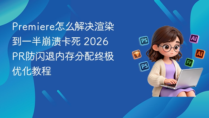 Premiere怎么解决渲染到一半崩溃卡死 2026 PR防闪退内存分配终极优化教程
