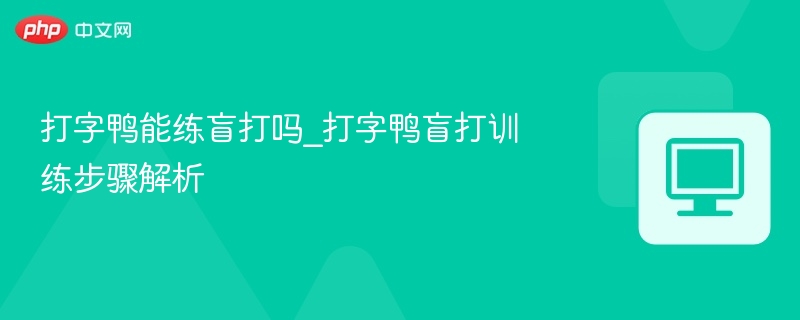 打字鸭盲打技巧与训练方法