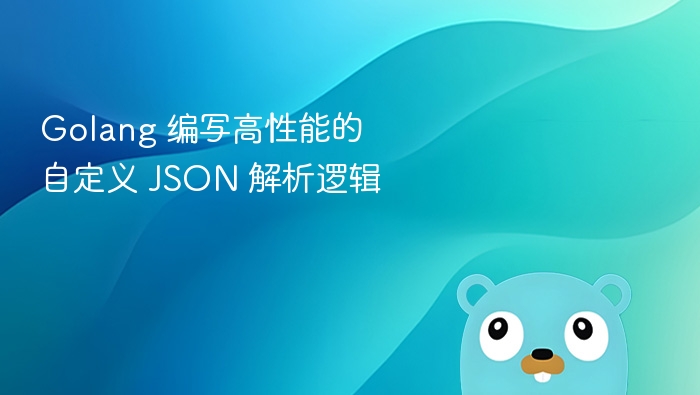Golang 编写高性能的自定义 JSON 解析逻辑